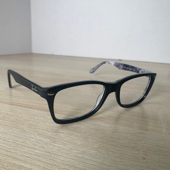 Ray-Ban RB5228 5405 Eyeglasses Rectangle Black Gray 53-17-140 Frames Only - Picture 1 of 8